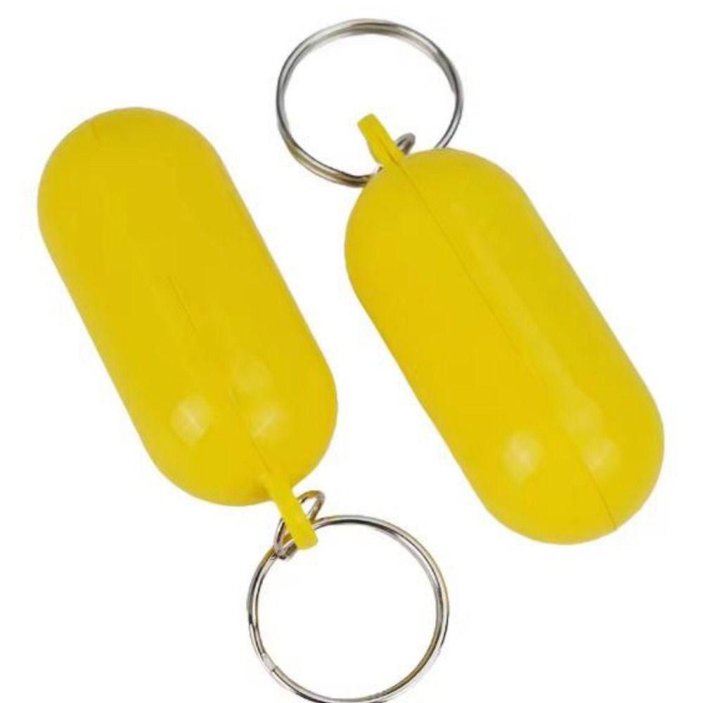 High Quality Plastic Boat Kayak Floating Keyring Replacement 7 Colors Buoyant Key Ring Boat Accessory Floating Keychain
