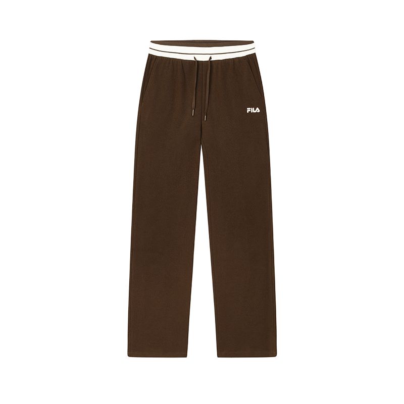 New FILA MODERN HERITAGE Casual Pants Women's Dark Rock Umber F11W518603F-BN