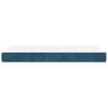 Pocket Spring Mattress for Children Medium Firmness Blue 80 x 160 cm Velvet