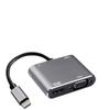 USB-C to HDMI/VGA Docking Station: Phone-to-Monitor Screen Mirroring Converter