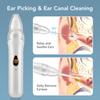 Electric Relaxation Ear Cleaner Ear Picking Tool Set Goose Feather Stick Gentle 4 Speeds Ear Canal Cleaning Earwax Removal Tool