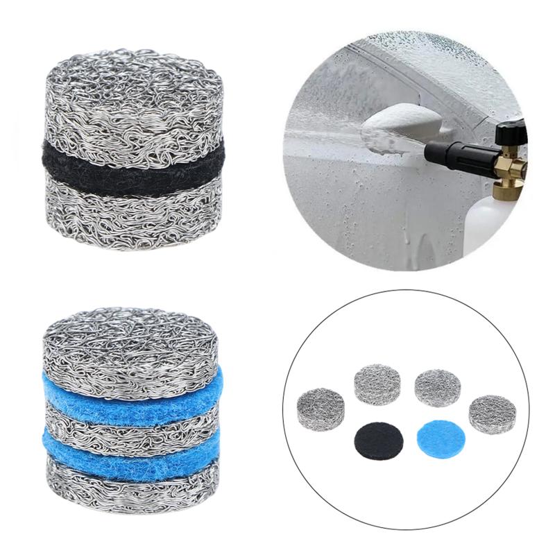3Layer 3Pcs/5Layer 3Pcs Universal Foam Cannon Foam Maker Mesh Filter Foaming Machine Mesh Filter For High Pressure Washer