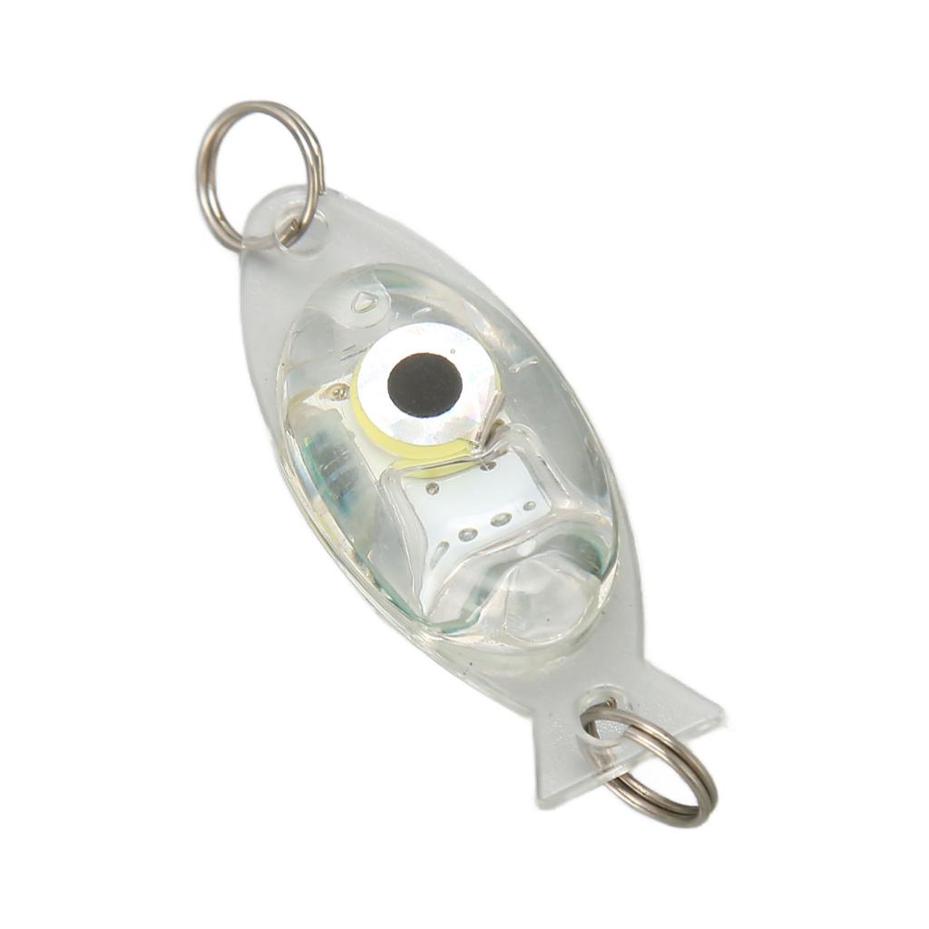10 Pezzi Luce LED per Esca da Pesca Subacquea Forma Occhio Goccia Lampada Esca Subacquea Luce Attira Pesci