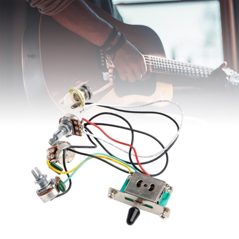 Premium Electric Guitar Wiring Harness Guitar Repair Component Pickup Harness Suitable for Clear Signal and Rich Tone