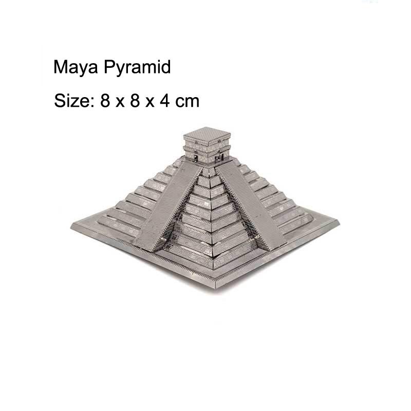 World Architecture Ii 3D Metal Puzzle Model Diy Laser Cut Jigsaw Model For Adult Kid Educational Toys Desktop Decoration