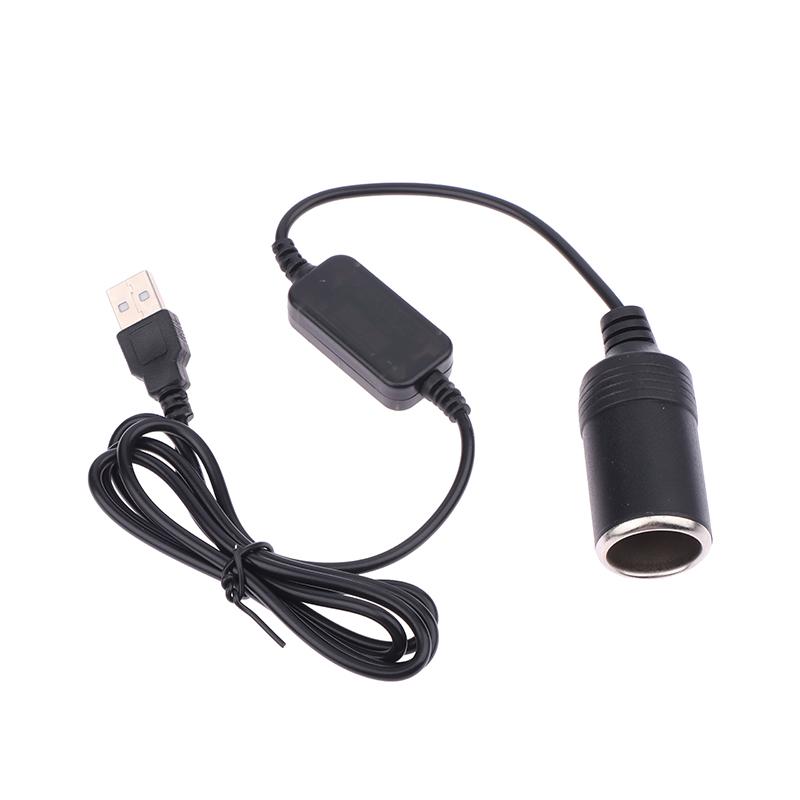 1PC Auto Interior Accessories 5V To 12V Car Cigarette Socket USB Converter Power Adapter Controller Plug Connector