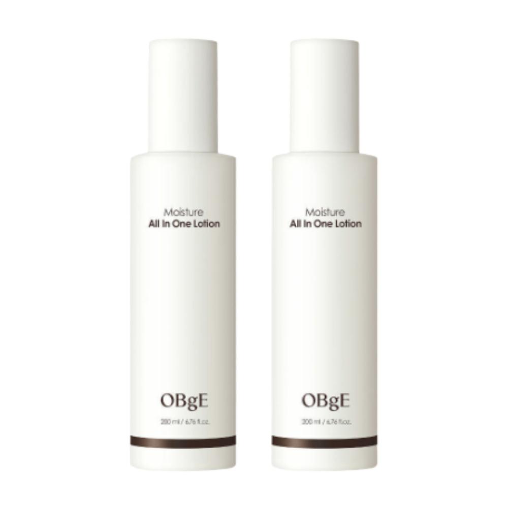 

OBGE Moisture All-In-One Skin Lotion 200ml Duo Set (2 Items) | Deep Hydrating Facial Moisturizer for Men s Daily Skincare