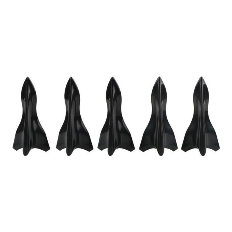 10pcs Universal Shark Fin Vortexs Generator Car Roof Spoiler Bumper Accessories ABS Shark Fin Diffuser Vortexs Generators