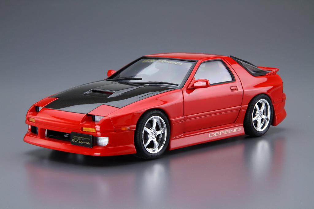 Aoshima Bunka Kyozai The Tuned Car Series Mazda BN Sports FC3S 1989 Plastic Model 1/24 No.40 RX-7