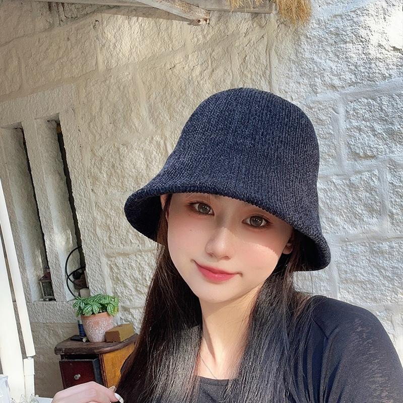 

Bucket hat comfortable travel shows washbasin hat Japanese woven bucket hat tide