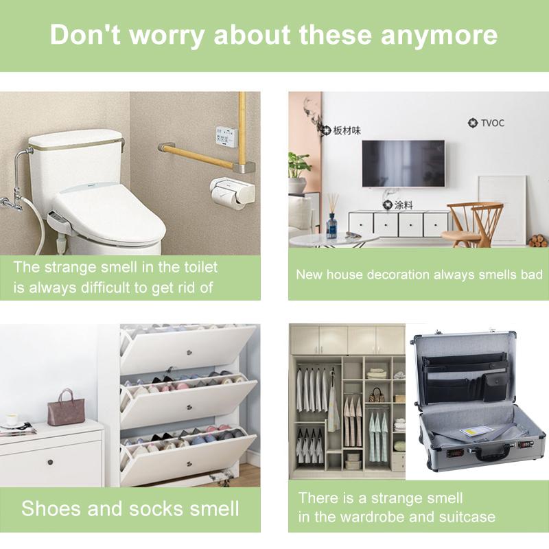 Lufterfrischer, fester Lufterfrischer, für den Innenbereich, Aromatherapie, Toiletten-Deodorant, Badezimmer-Deodorant, Auto-Parfüm