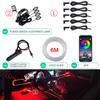 BLALION 1 In 13 Car EL Neon Strip Light Car Ambient Light Sound Control RGB LED Decorative Light Auto Interior Atmosphere