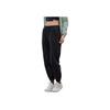 Anta Training Series Solid Color Fleece Cuff Knit Sports Pants Women bottoms Night-Black 962347304-2
