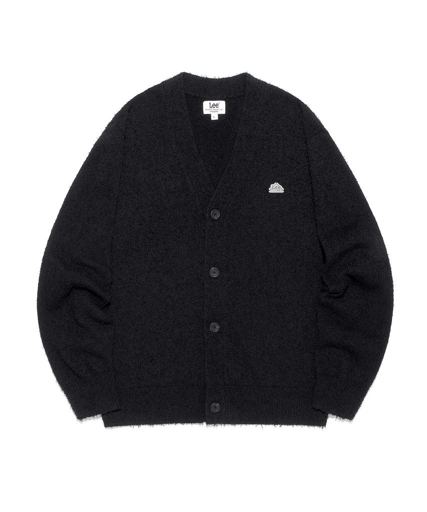 Lee Tail V-Neck Cardigan Black
