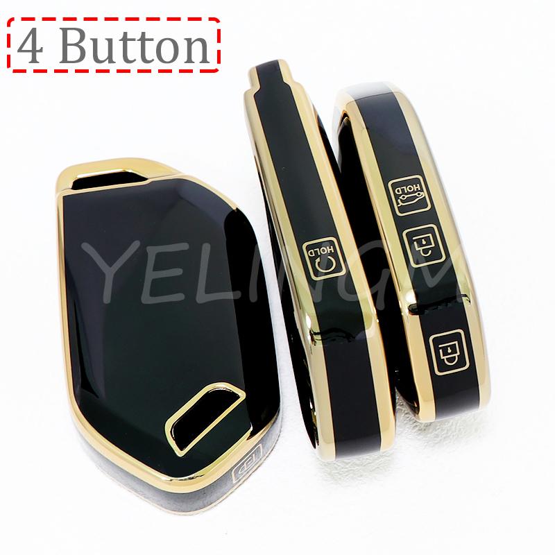 NCUD9 Car Key Case Fob New Key Cover for Kia Picanto Sorento MQ4 Carnival KA4 Morning K5 Carens EV9 Seltos 2024 2025 for Kia
