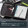 Raymay Fujii Notebook Double CN202K Multi-Cover Cover, Nilon, Zipper, B5, Navy,