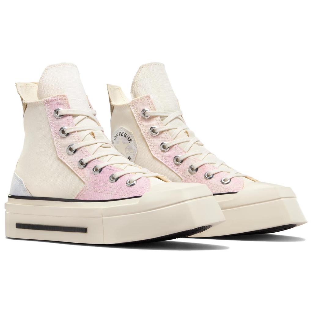 Converse Chuck 70 De Luxe Squared High Stardust Lilac Egret Unisex Sneakers Krem A07599C