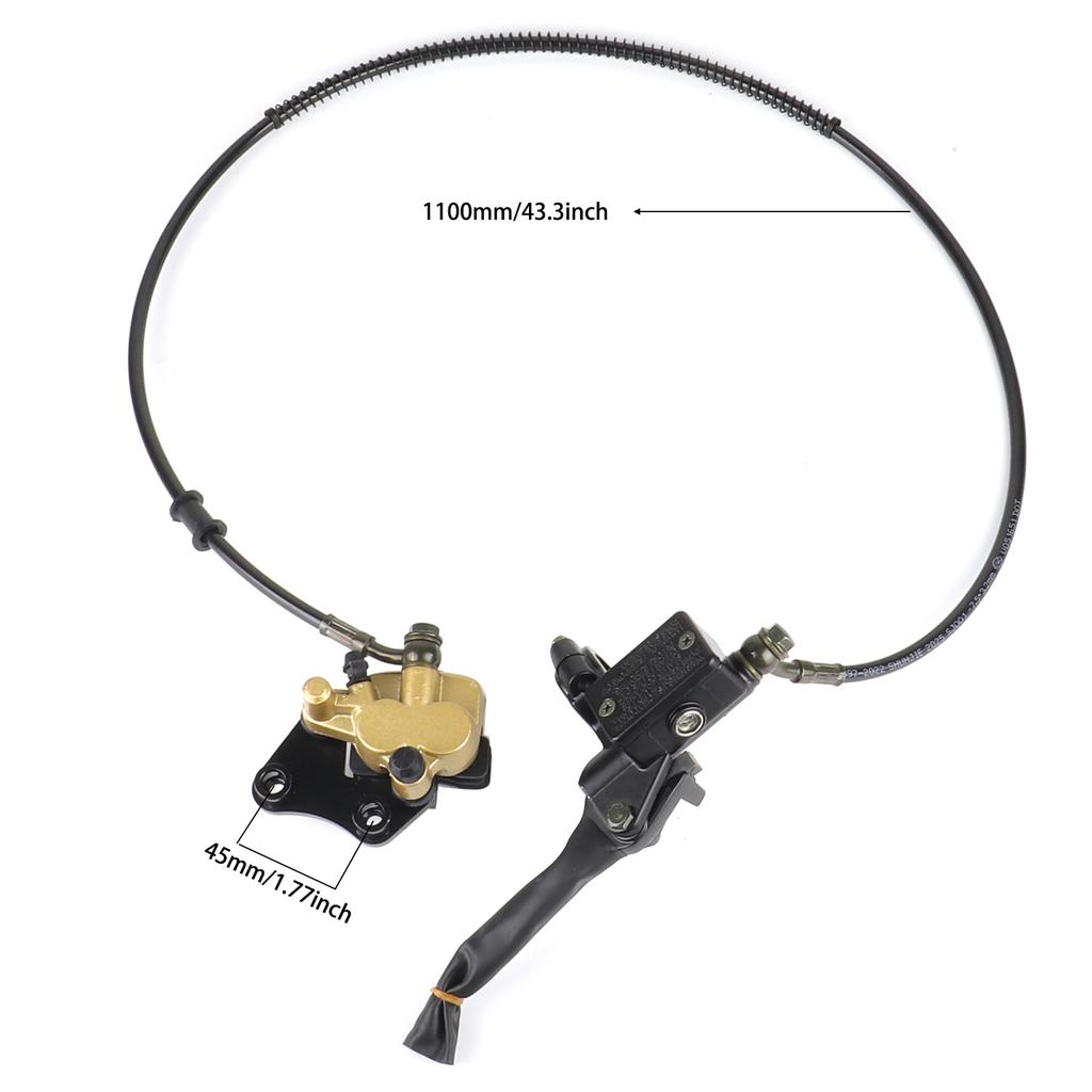 Motorcycle Front Hydraulic Disc Brake Kit For Most 50cc-125cc Motocross Pit Dirt Bike BBR TTR CRF 50 XR Apollo Motorbike Parts
