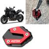 Motorcycle CNC Bracket Foot Side Bracket Extension Pad Support Plate for XSR900 GP (2022 2023 2024) (Red)