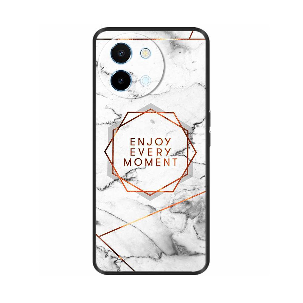 For Vivo Y38 5G Phone Case Painted Soft Black TPU Silicone Bumper For Vivo Y38 Y200i Y200t T3x Protective Back Cover Cases Capas