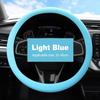 Car Decoration DIY Accessories Car Silicone Steering Wheel Cover Summer Universal Elastic Glove Cover Texture Soft Multicolor