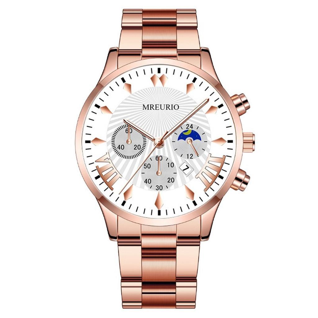 Mens Leather Business Fashion Watch Strap Watch For Gift Giving