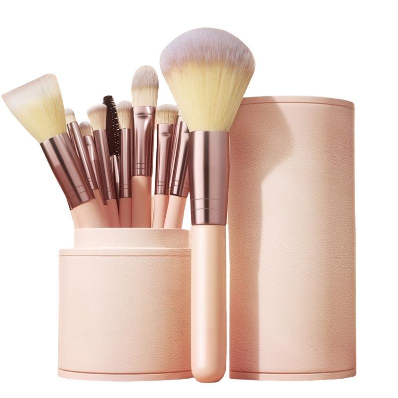 Makeup Brush Set Eyeshadow Loose Powder Blush Highlight Concealer Beginner Brush Full Set Tools Soft Bristle Beauty Supplies