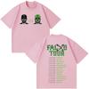 Rapper Feid Ferxxo Tour 2026 Graphic Tshirts Unisex Unisex Fashion Loose T Shirt Shortsleeved Hiphop Cotton Casual Tshirts Tops