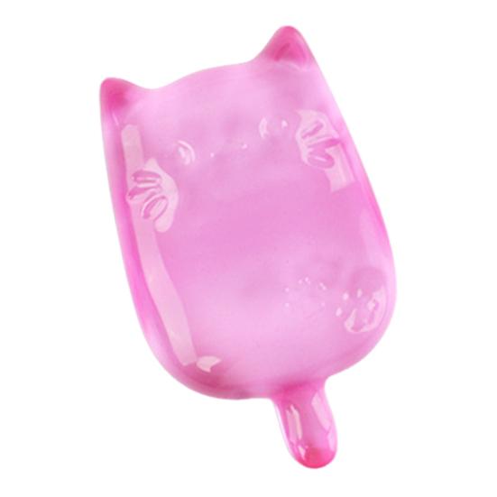 Ergonomic Wrist Guard Anti-Slip Transparent Design Creative Shape Silicone Elbow Pad Cushion Cute Clear Mouse Wrist Pad
