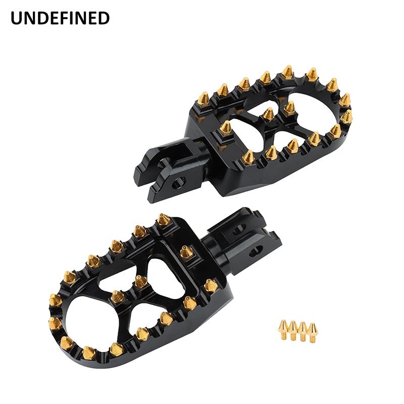 MX Wide Foot Pegs Softail Front Rear Footrests for Harley Softail Fatboy Street Bob FXBB Breakout Slim FLSL FXFB FXDR