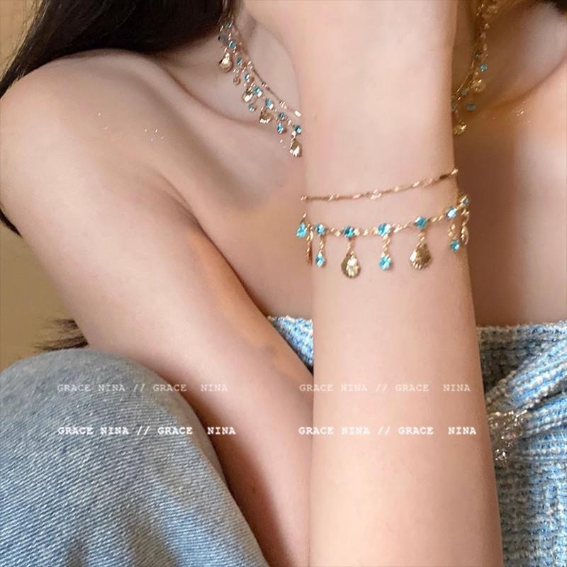 Popular Ultra-shiny Zircon Bracelet for Women, Versatile and High-end, New Chinese Style Vintage Butterfly Jewelry