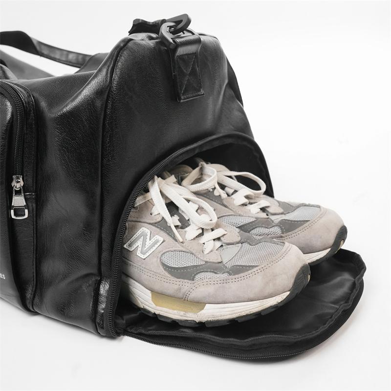 Fitness Bag Sports Yoga Swimming Bag PU Large Capacity Shoulder Portable Short Travel Bag
