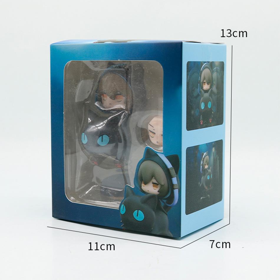 APEX-TOYS Arknights Happy Shake Phantom Q-version 10CM PVC Wobbler Anime Figure Collectible Gift Box for Boys Fans