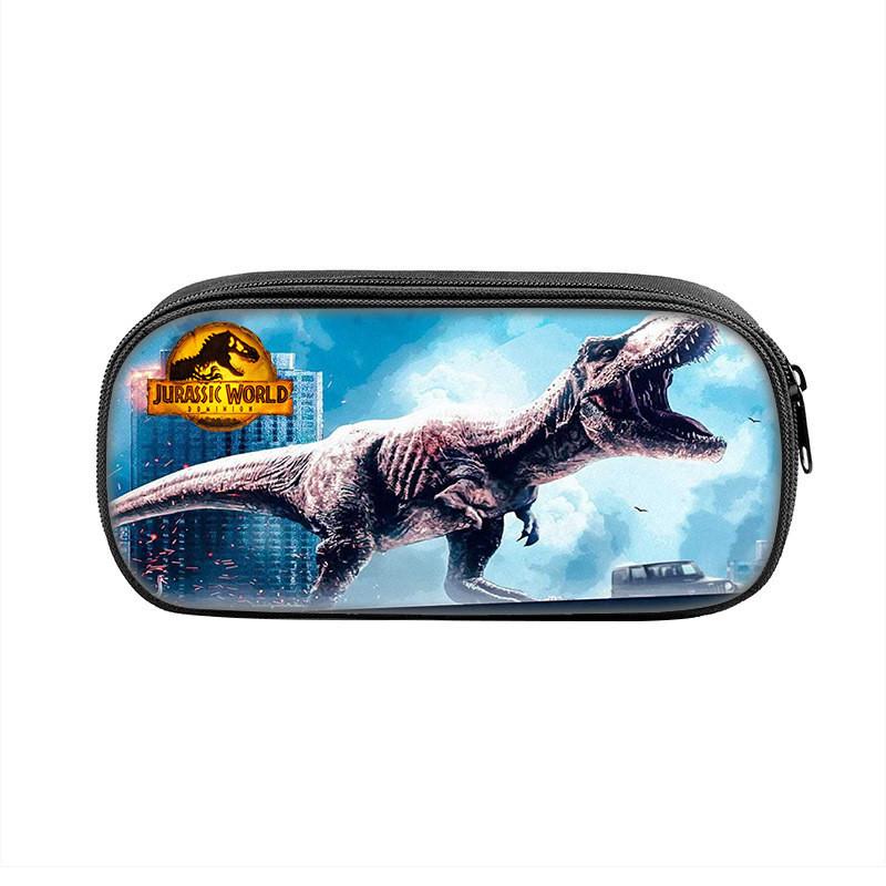 Jurassic World 3 Pencil Case With Nylon Material For Students And Kids