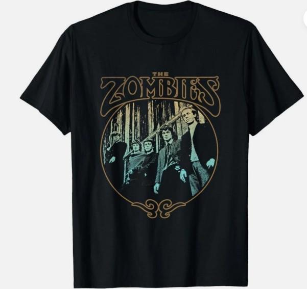 Rare The Zombies Band Black Cotton All Size T Shirt SP599 XXXXL
