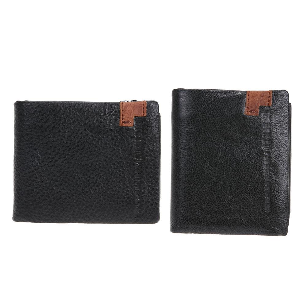 Vintage Men Leather Slim Trifold Wallet Money Clip Credit Card Holder