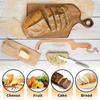 Serrated Knives Bread Bow Knives Wooden Handle Serrated Bread Cutter Fiddle Bow Slicer  Bagels