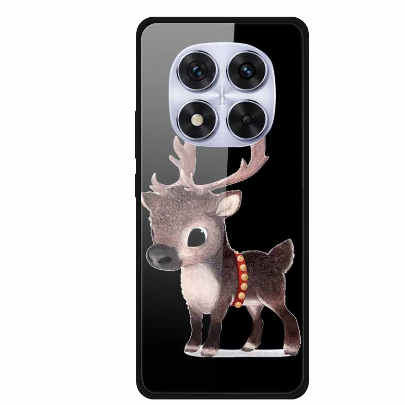 Glass Back Cover For Redmi Note 14 Note14 Pro 4G Case Tempered Glass Case For Xiaomi Redmi Note 14 Pro 5G Phone Case Soft Bumper