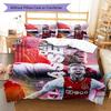 AFC Ajax  Pattern Bedding Quilt Set Quilt Cover Pillowcase Home Decoration Birthday Gift (1 * duvet cover + 2 * pillowcase, without core)