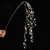 Winter Wedding Decor Faux Crystal Christmas Tree Picks, Acrylic White Glitter Sprays for Holiday And DIY Arrangements Wreath Centerpieces, Faceted