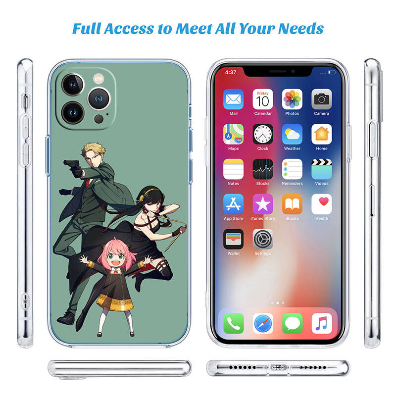 MH17 Spy X Anya Forger Family Phone Case for Motorola G34 G32 G31 G14 G15 G84 G62 E32 G24 G72 G71 G73 G85 G200 G60 G52 G51 G50 G42 G41 G32 G30