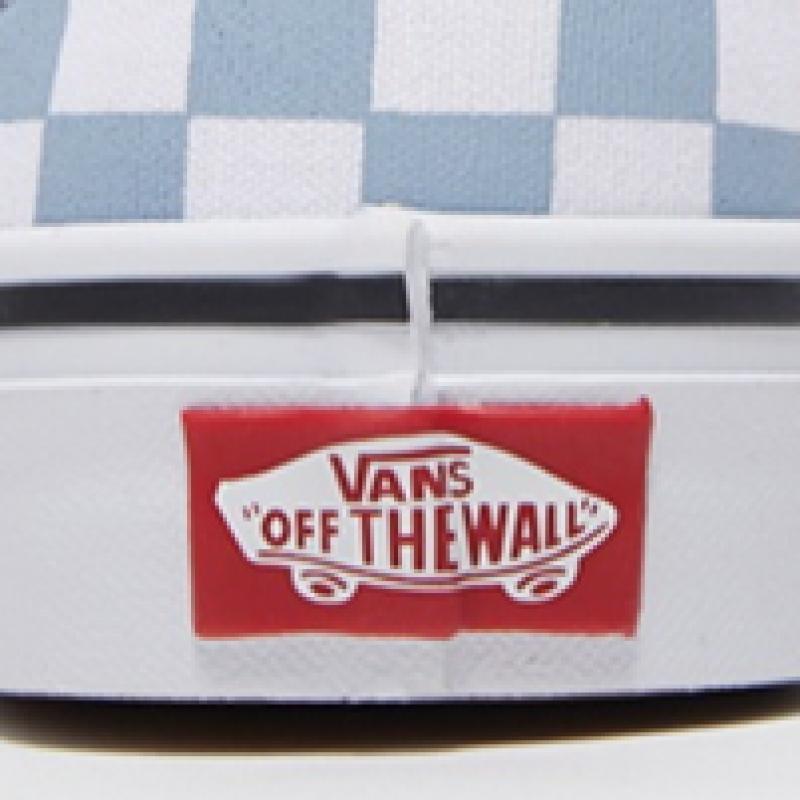 Vans Slip On    Color Tiers  Checkerboard Dusty Blue Vn000bvzdsb1