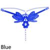 Sexy Pearl Panties Butterfly Ladies Transparent Thong Pants Low Waist Adjustable LingerieMakeup