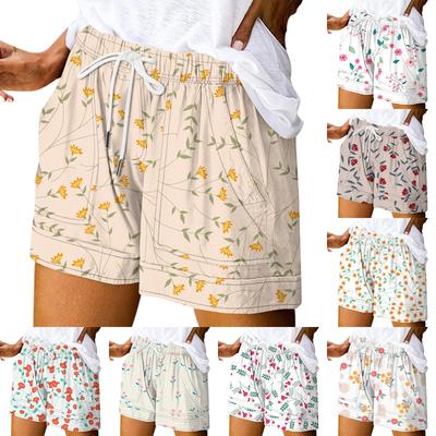 Γυναικεία Casual Καλοκαιρινά Ελαστικά Παραλίας Σορτς με Σχέδιο Casual Σορτς