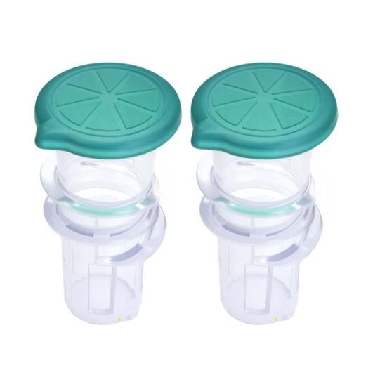 Lemon Squeezer Manual Juicer Food Grade Transparent Citrus Press with Lid Lemon Juicer for Seasoning Cooking Cocktails