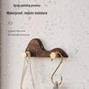 Creative Wall-Mounted Entryway Coat Rack with Hat and Clothing Hooks