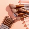 13Pcs Makeup Brush Set Full Function Cosmetic Brushes With Portable Storage Bag For Travel Daily Beauty Makeup