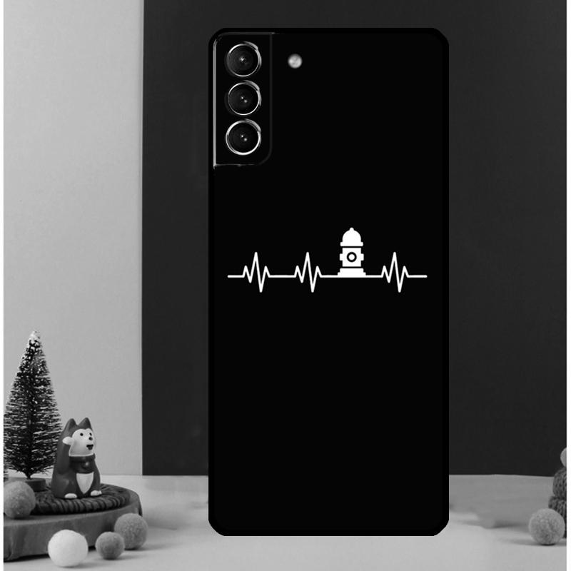Firefighter Heroes Fireman Case For Samsung Galaxy S25 S26 Ultra S20 S21 S22 S23 S24 Ultra S10 Plus S25 FE Cover Funda