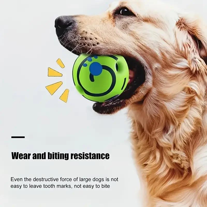 Wobble Wag Giggle Glow Ball Interactive Dog Toy With Fun Giggle Sounds When Rolled Shaken Glowing Pet Toy For Dogs