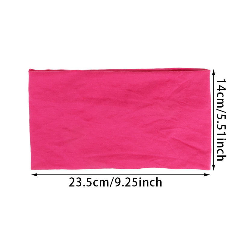 Women Fashion Sports Yoga Stretch Headband Casual Fitness Running Sweat Absorbing Hairband for Workout Exercise